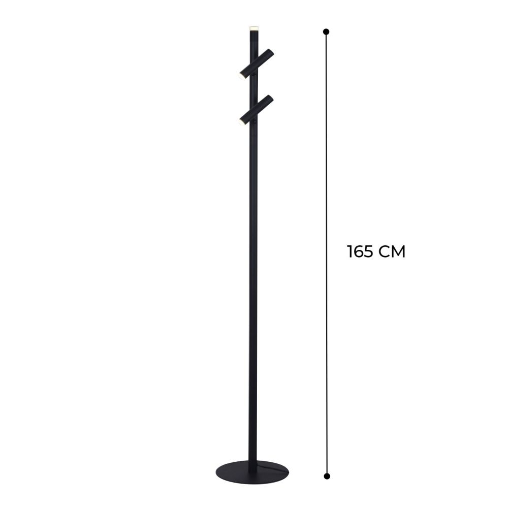 Светильник переносной ElegantLight DZN-5320 BLACK D250/H1650/3/LED/9W/4000K 22-10 VISION