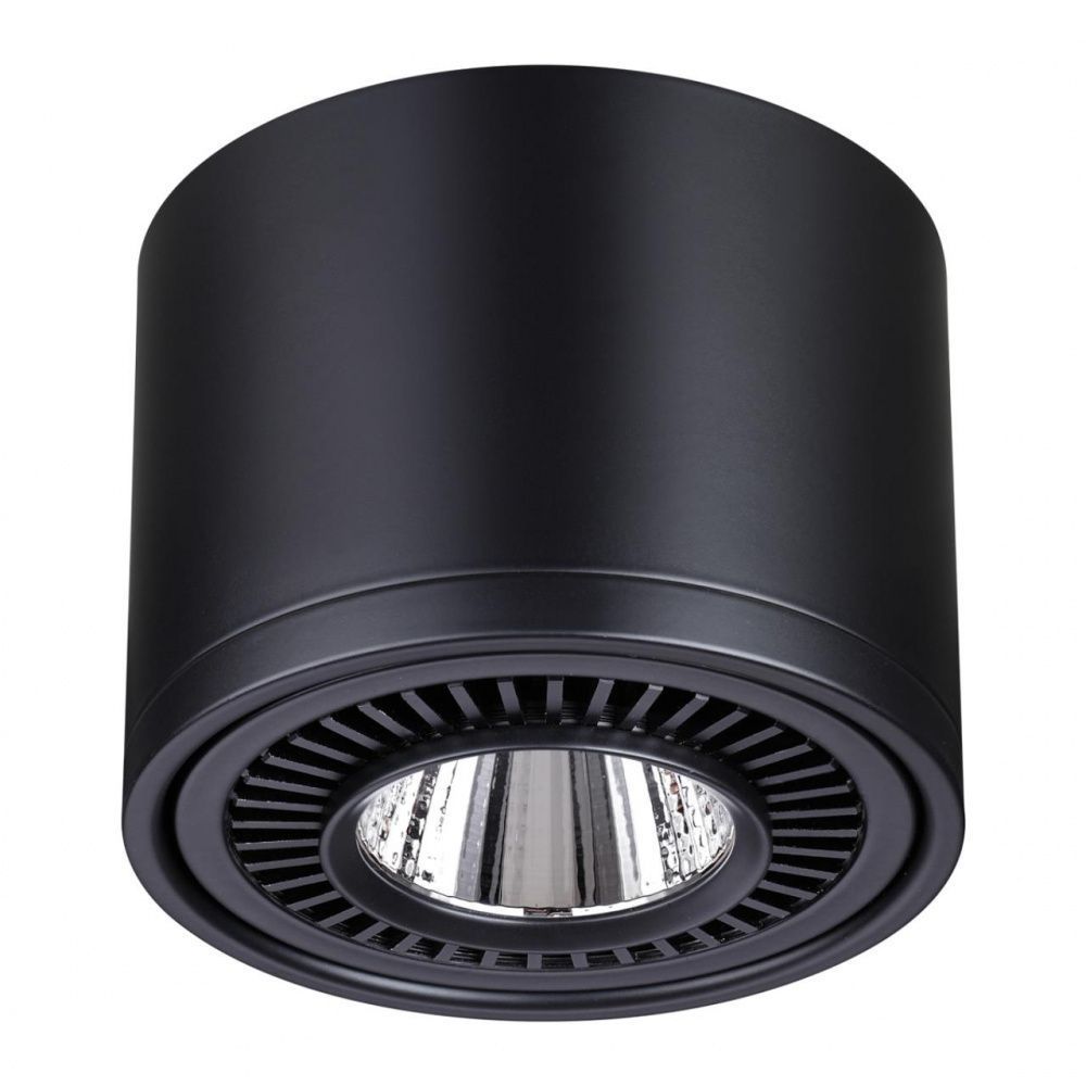 Светильник 11 см, 18W, 4000K, Novotech Gesso 358814, черный