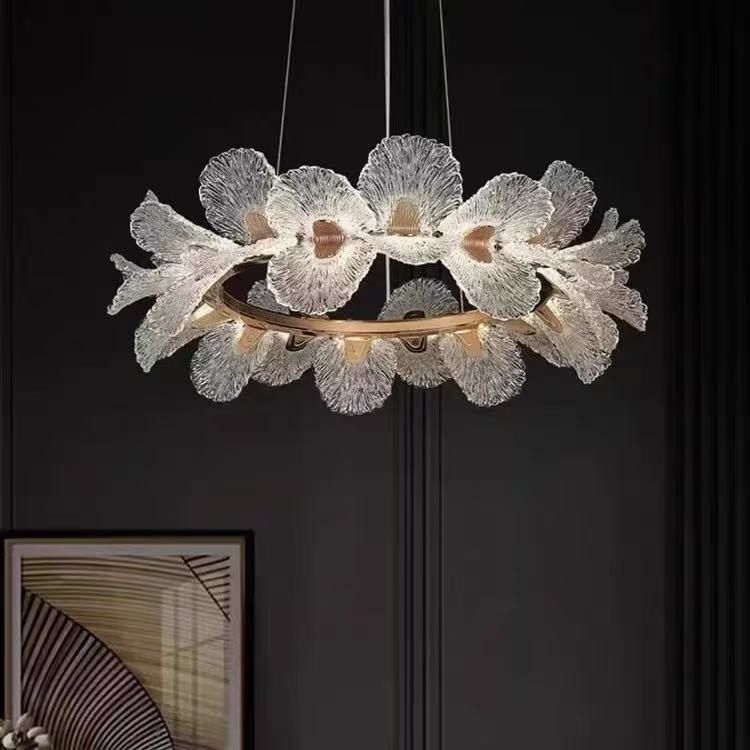 Люстра 8856-800, D800*H200 LED, 144W, 3000/4000/6000K, Alva Donna, золото/шампань