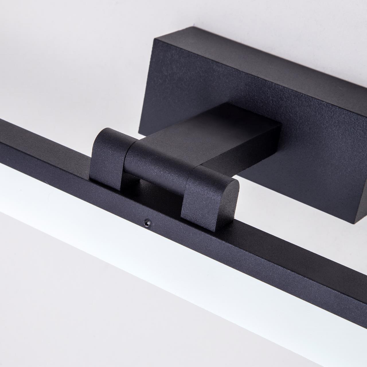 Бра 57*12*7 см, LED 16W, 3000 / 6000K, Черный LED4U L7179-570 BK