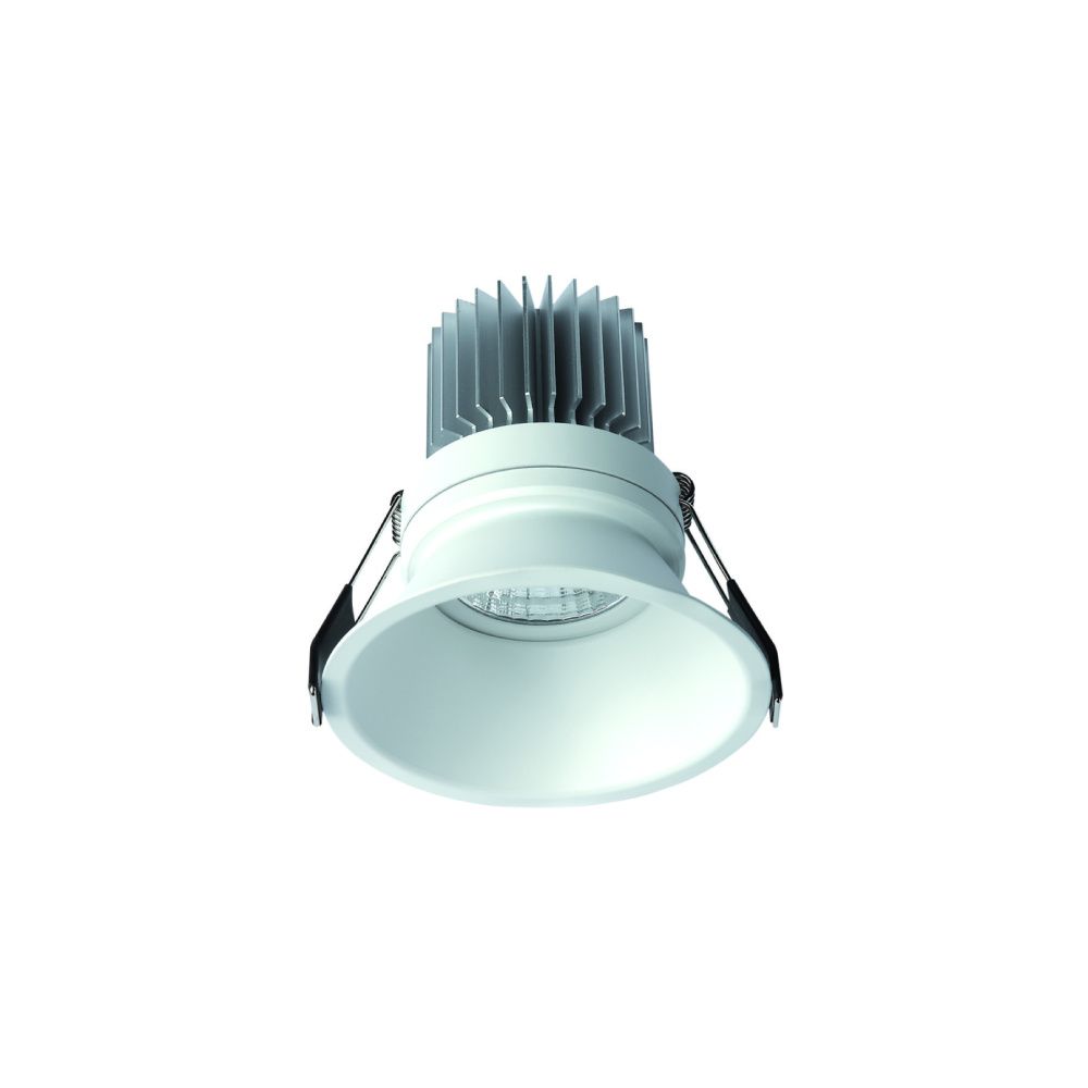 Светильник встраиваемый 10,8*13 см, вр 10 см, *LED*12W, 3000K, Mantra Formentera MANC0073, матовый белый