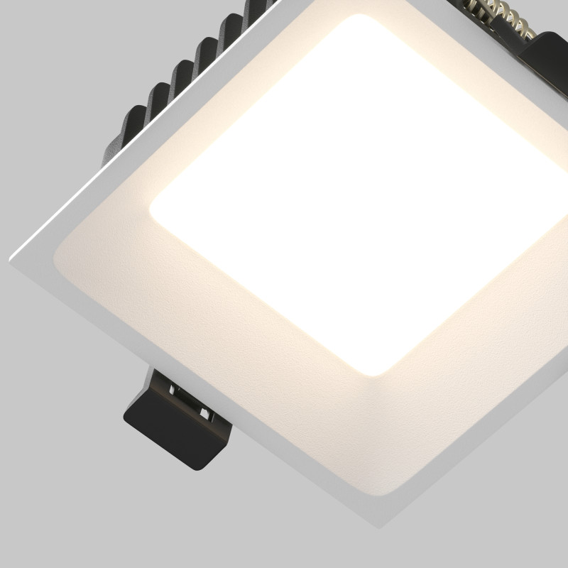 Встраиваемый светильник Downlight 9*9*4,5 см, 8W, 3000-4000-6000K 120° Maytoni Technical Okno DL056-8W3-4-6K-W белый