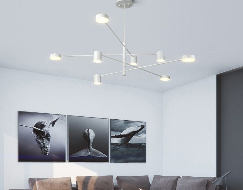 Люстра на штанге Inodesign Motvikt White 41.1218