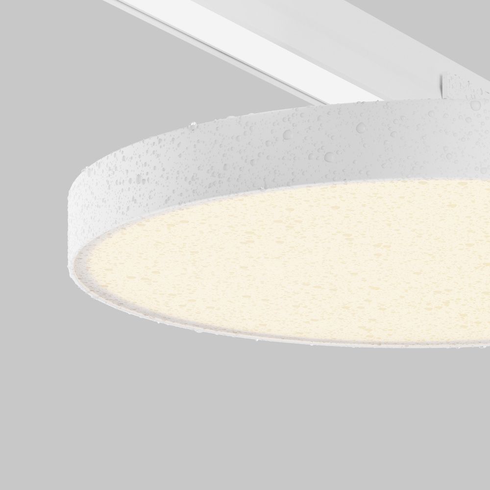 Уличный трековый светильник *25,6*-6,4 см, *LED*25W, 3000K, Maytoni Outdoor Zon IP O-TR01-1-F-25WW3K, Белый