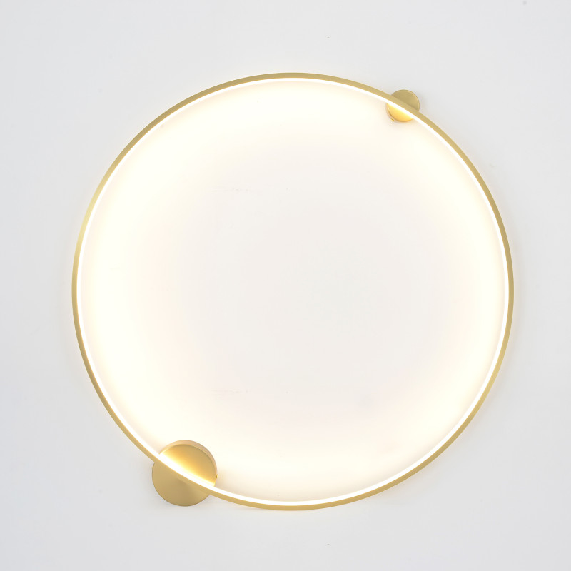 Настенный светильник 91 см, 35W, 3000-6000K, Crystal Lux REAL AP35W LED BRASS, латунь