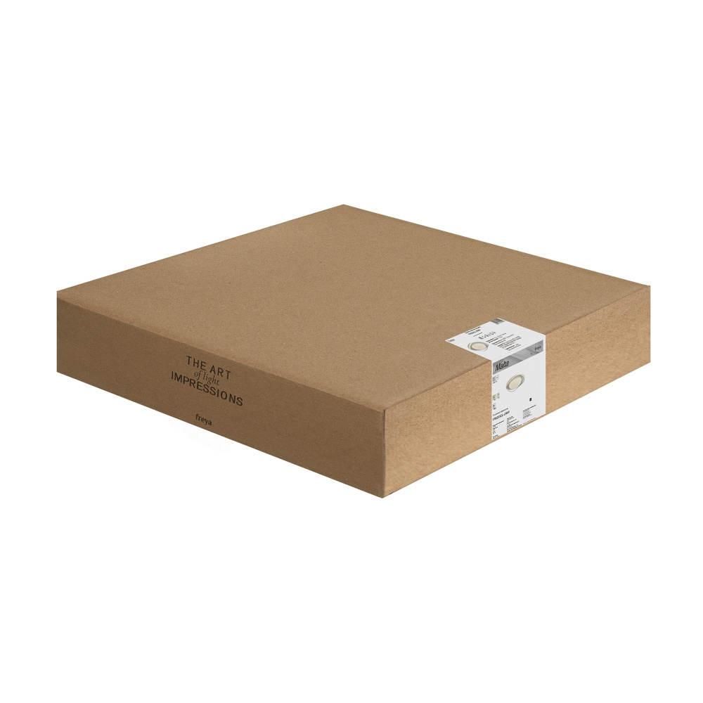 Светильник 50*50*-7,5 см, *LED*96W, Freya Мальта / Malta FR6203CL-L96W, Белый