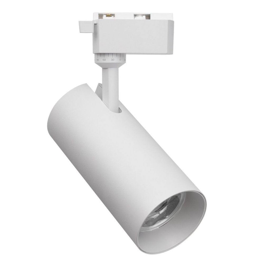 Трековый однофазный светильник 7 см, 30W, 6000K, Favourite Practica 4866-1U, белый