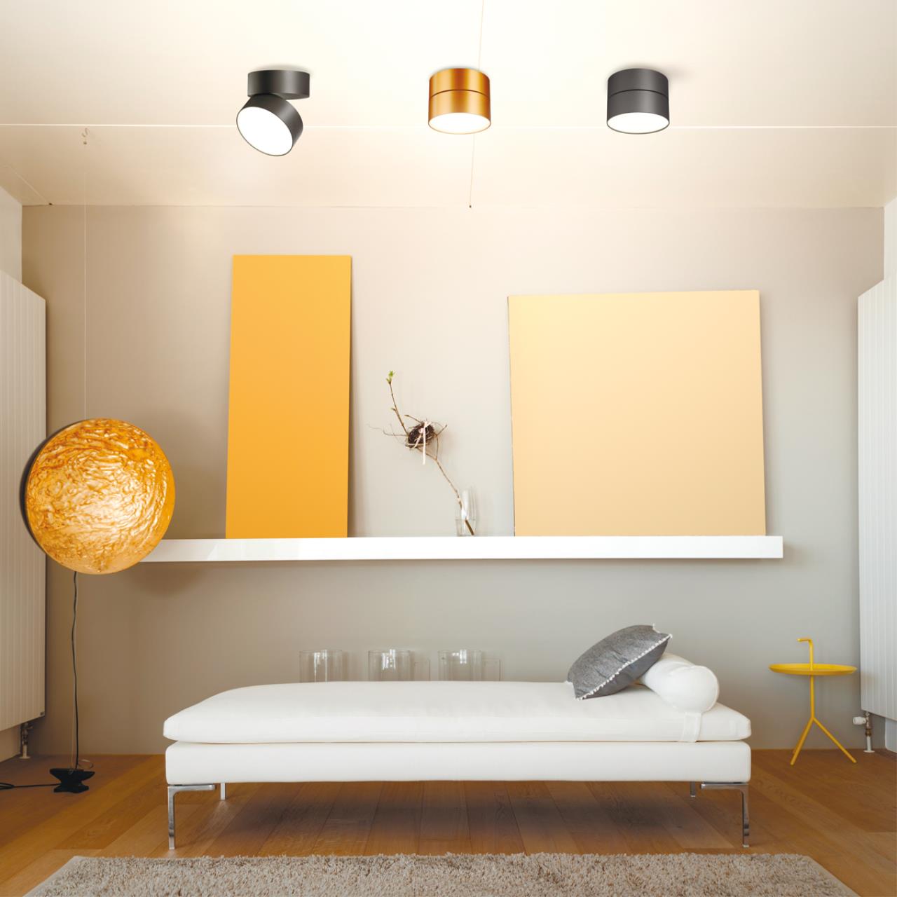 Светильник 14 см, 24W, 4000K, NovoTech OVER PROMETA 358751, золото