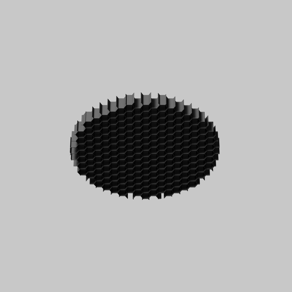 Светофильтр HoneyComb для Focus Led 12Вт ⌀55мм Exility X ** см, Maytoni Technical  HoneyComb-D55, Черный