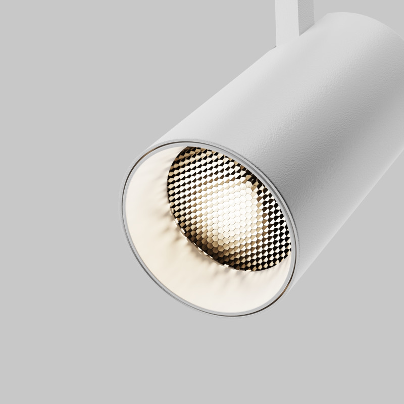 Трековый трехфазный светильник 7 см, 20W, 2700-5000K, Maytoni Focus Led TR197-3-20WCCT-M-W, белый