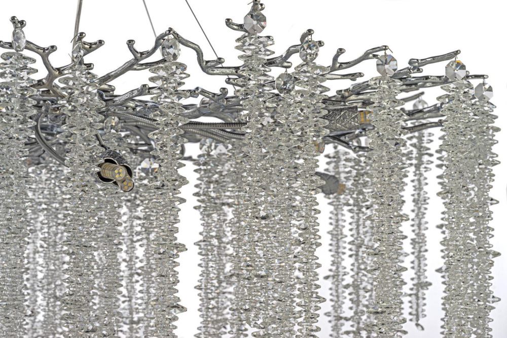 Люстра подвесная *100* см, 14*G9*40W, Dio D`arte Tavenna Nickel Tavenna H 1.5.100.100 N, никель