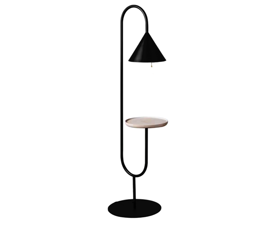 Торшер 151 см, Kink Light 07053S-F,19, черный