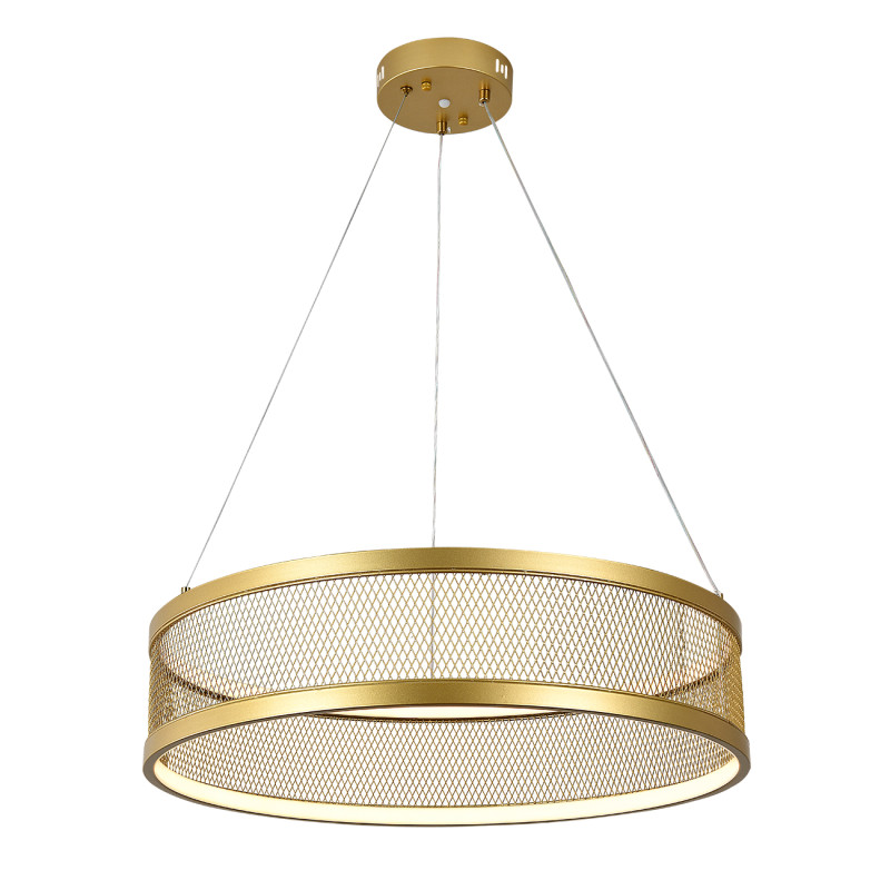 Подвесная люстра 61 см, 100W, 3000-6500K, Indigo Solido 10022/1P Gold V000112L, золото, 10022/1P Gold