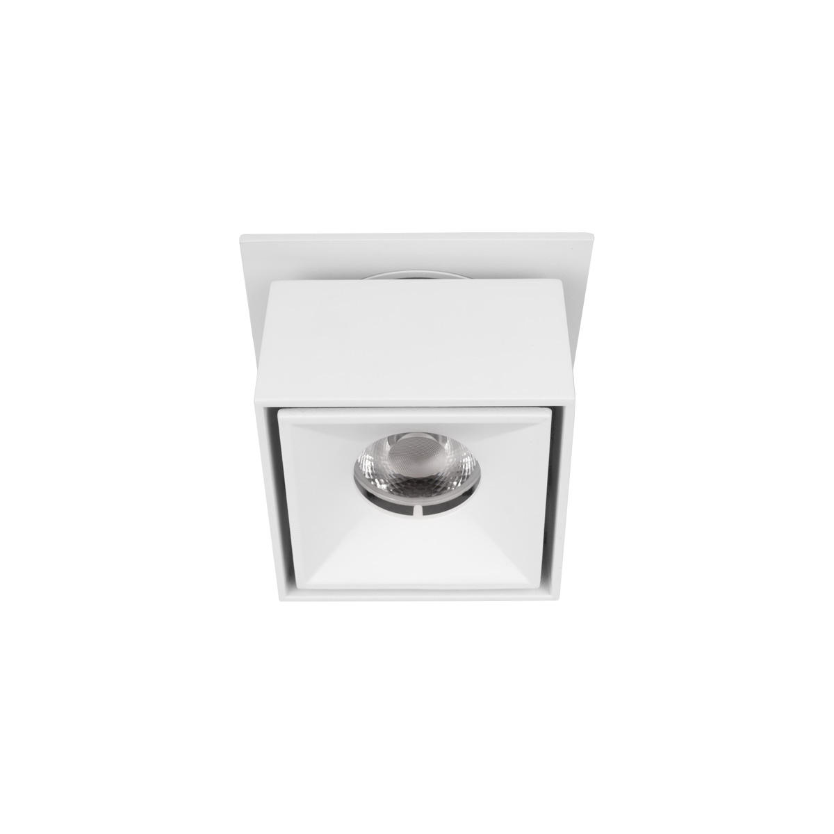 Встраиваемый светильник 9*9*7 см, 1*LED*12W 4000K LOFT IT Top 10325/B White белый