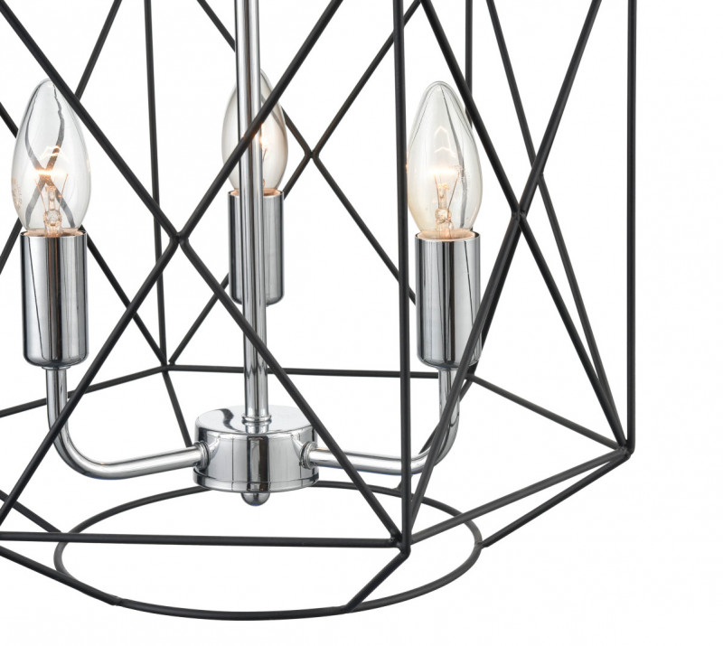 Подвесной светильник  35*161 см, 3*E14 хром Vele Luce Evans VL4032P03