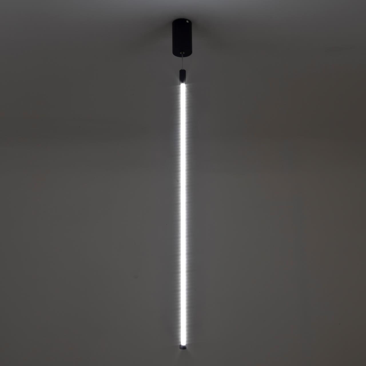 Подвесной светильник *6*195 см, LED 24W, 3000 / 6000K, Черный LED4U L7272-1000 BK