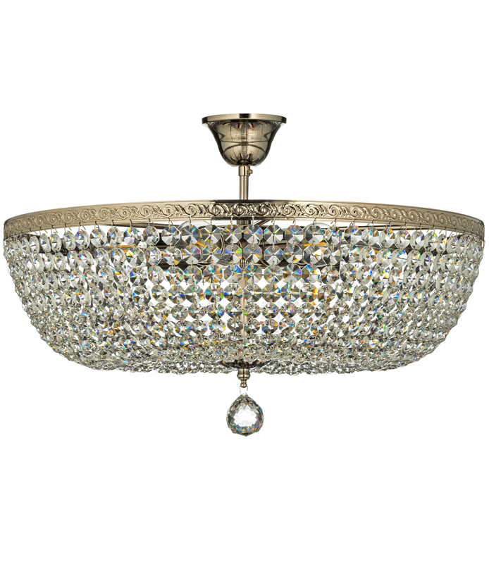 Люстра потолочная *50*29 см, 6*E27*60W, Arti Lampadari Castellana Nh Castellana E 1.3.50.501 NH, Матовый никель