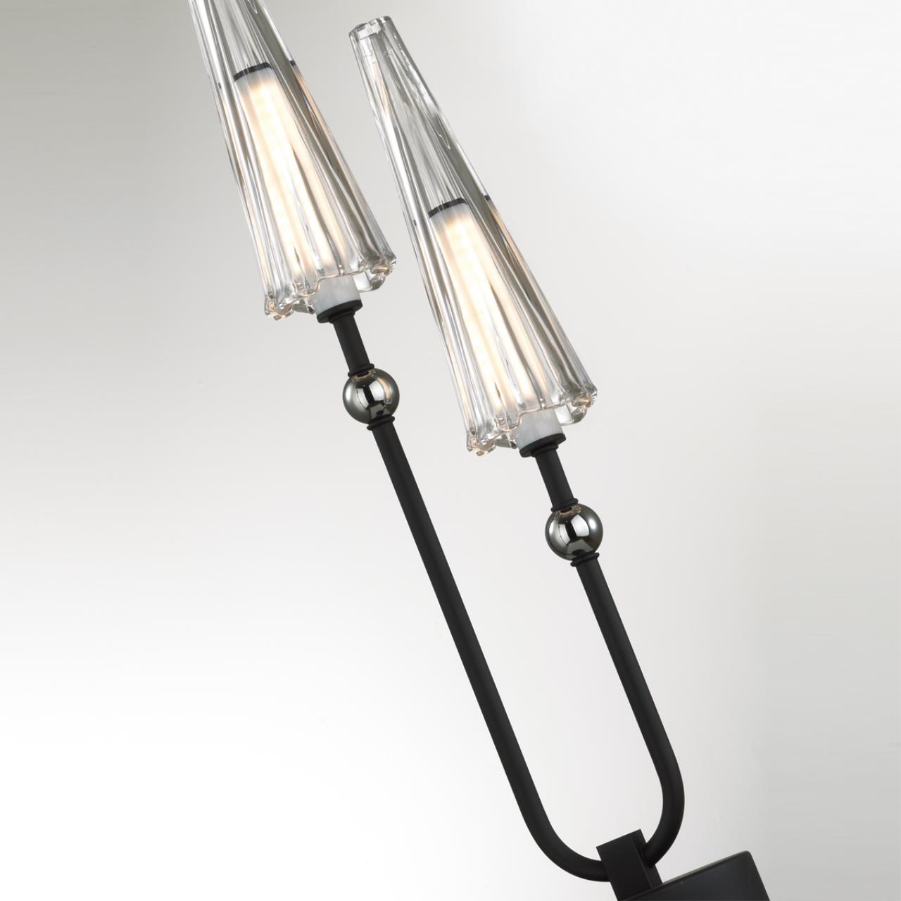 Настольная лампа  15*60 см, 1*LED*10W Odeon Light Fungo 5429/10TL черный