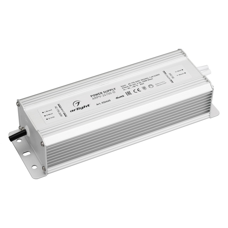 Блок питания для светодиодной ленты Arlight 026665 21*7,1*4,6 см.