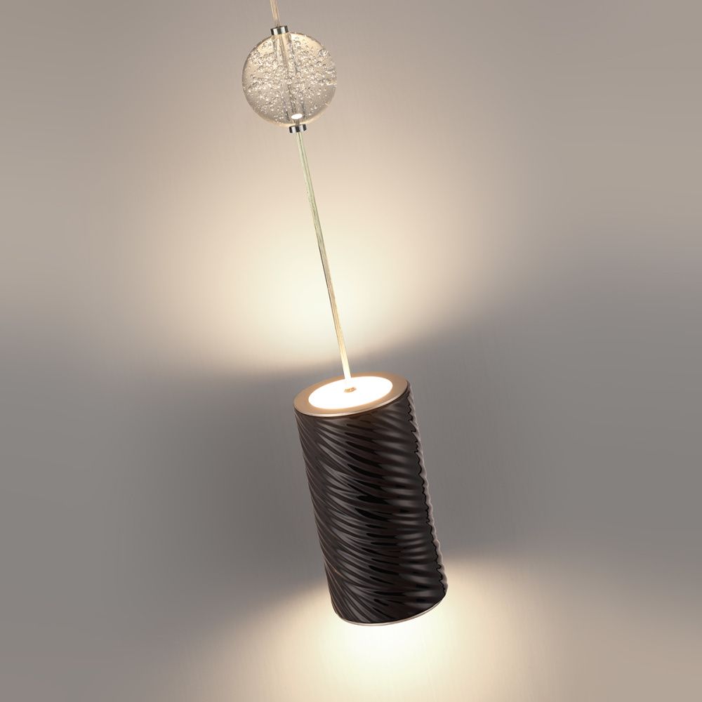 Светильник 10 см, 18W, 2000-4000K, Odeon Light 5451/18LB, никель