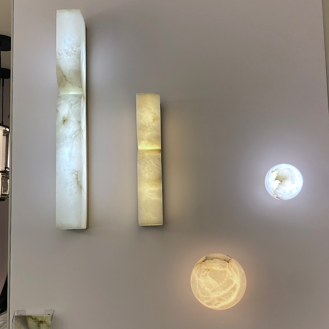 Бра 12*10,8*40,4 см, 1 LED*12W, 3000 К, Odeon Light Marbella, латунь 6674/12WL