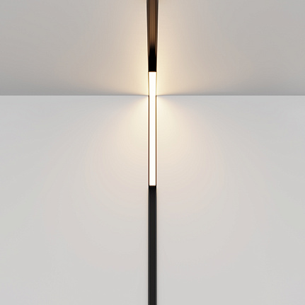 Светильник 31,2*31,2*4,4 см, LED 24W 3000/6000K Maytoni Technical Basis TR102-24W-DS-B черный, 120°, Dim Exility