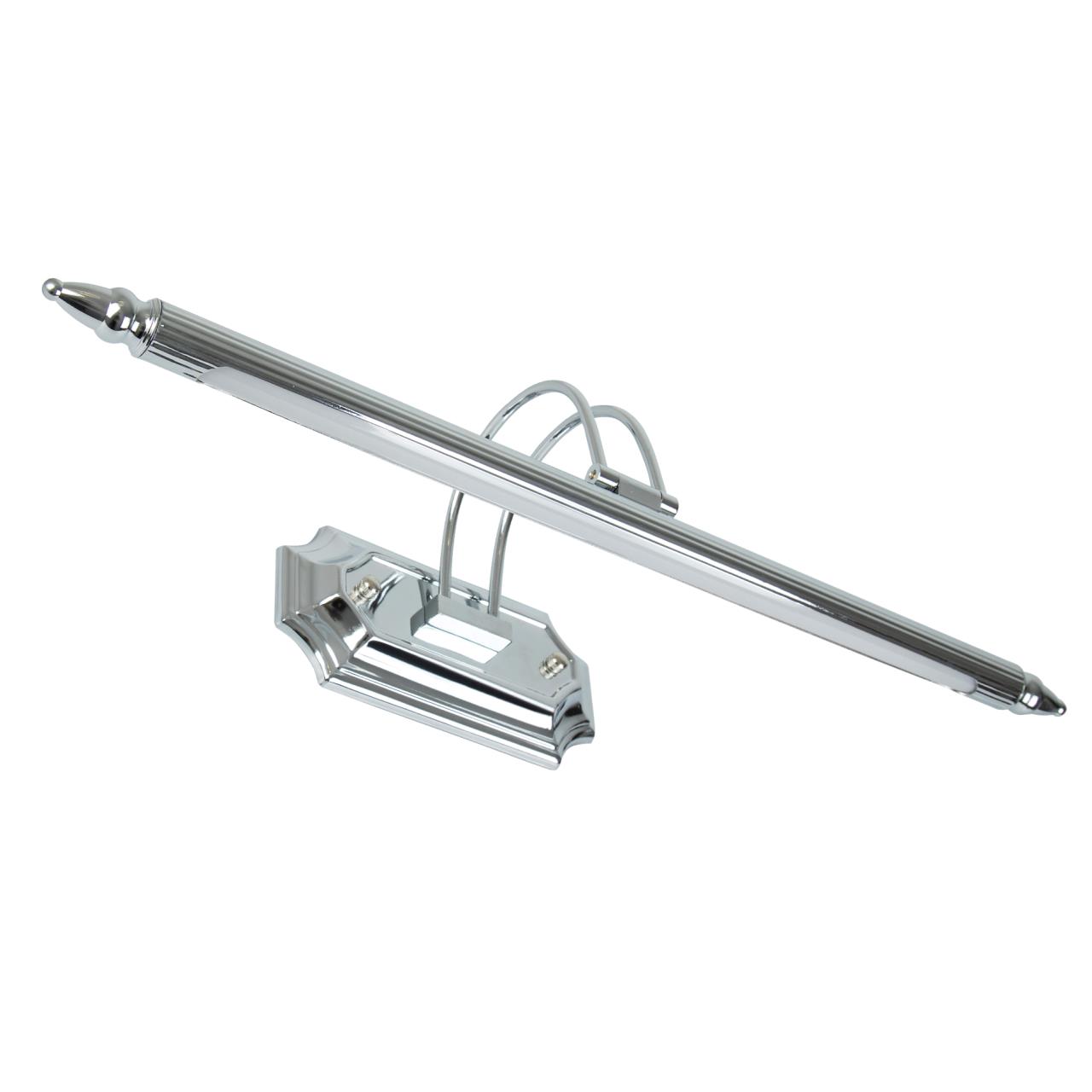 Бра 60*14*17 см, LED 9W, 3000 / 6000K, Хром LED4U L7048-600 CR