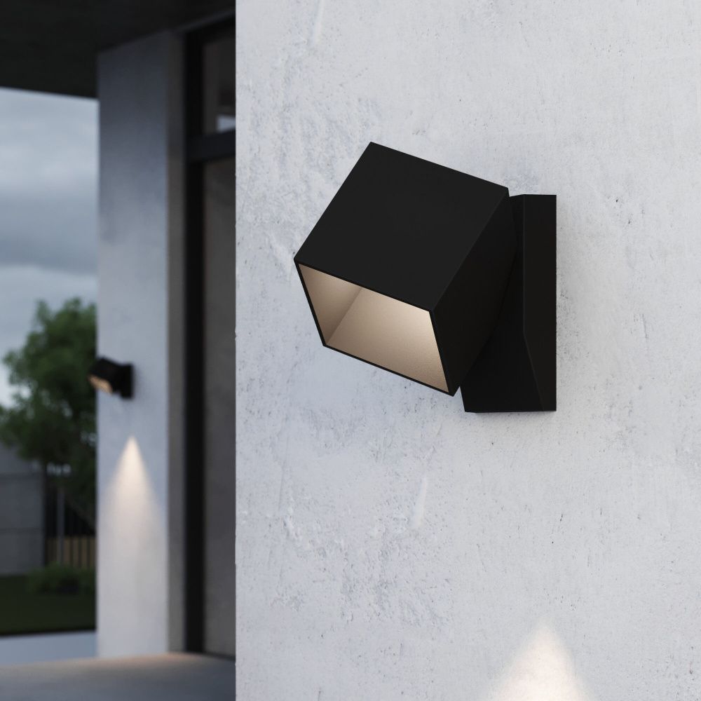 Светильник садово-парковый светодиодный 10 см, 7W, 4000K, Elektrostandard Fjord 35195/W, черный