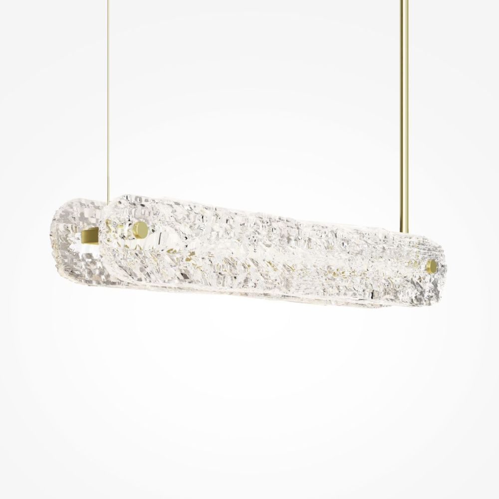 Подвесной светильник 80 см, 20W, 2700-4000K, Maytoni Frostum MOD439PL-L20BSK, латунь