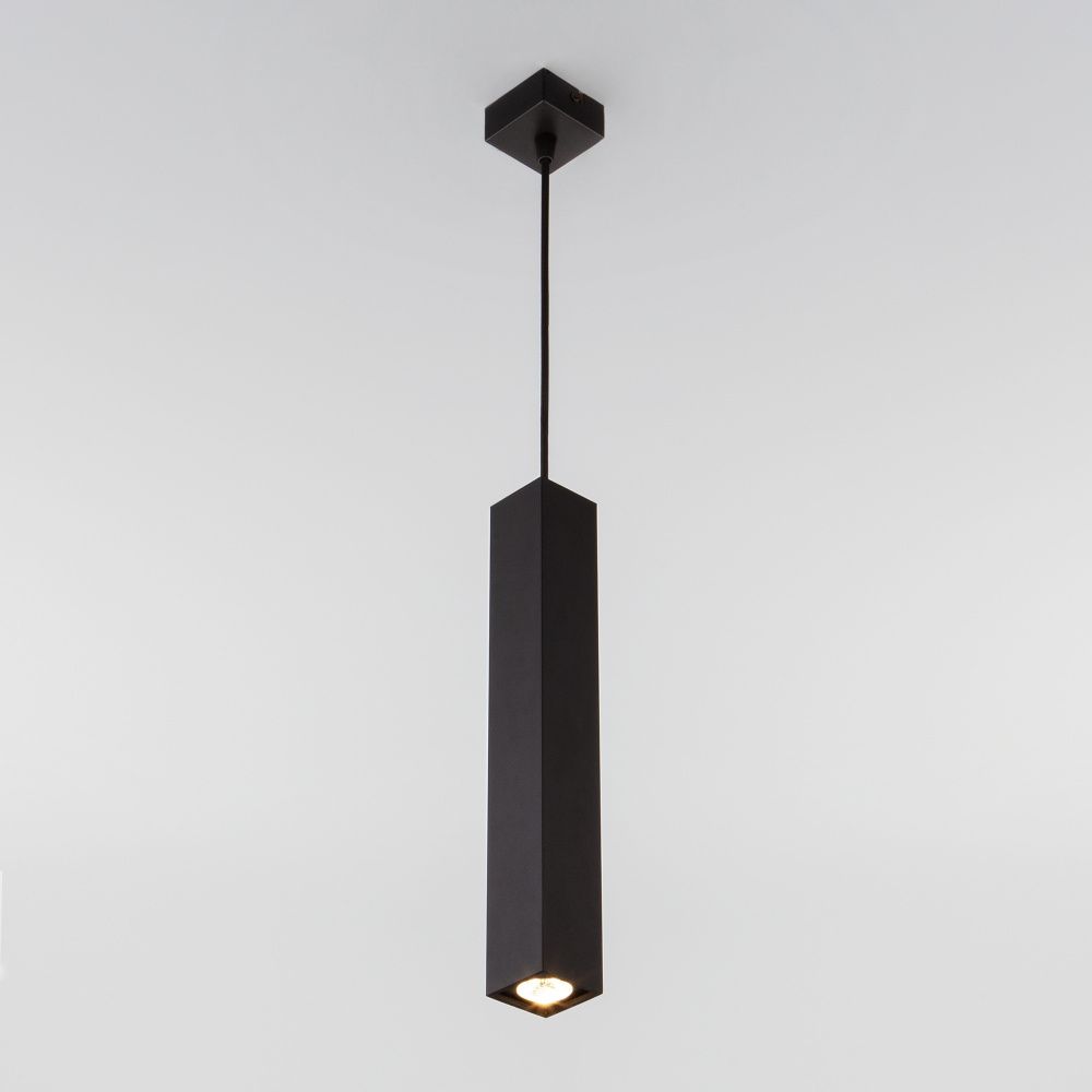 Светодиодный подвесной светильник Eurosvet 50154/1, 7W LED, 4200K, черный