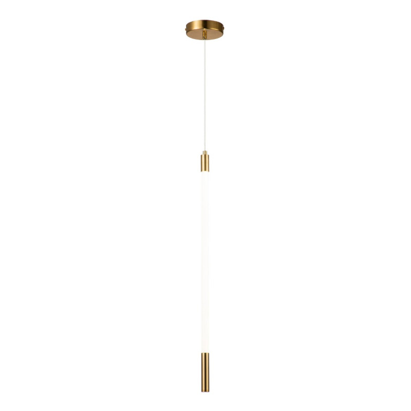Подвесной светильник 100*100*695/1600 мм, 1*LED 10WW 4000KK бронза Indigo Filato V000051L, 14008/1P Brass
