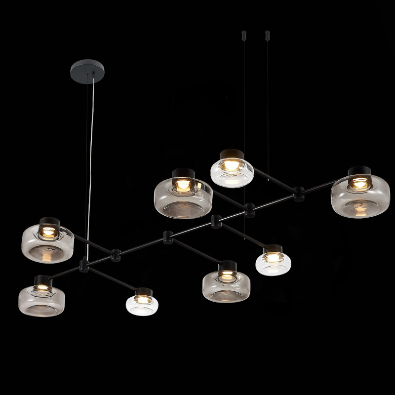 Светильник подвесной 138*70 см, 24W 3000K ST LUCE VALLO SL6005.403.08 Черный