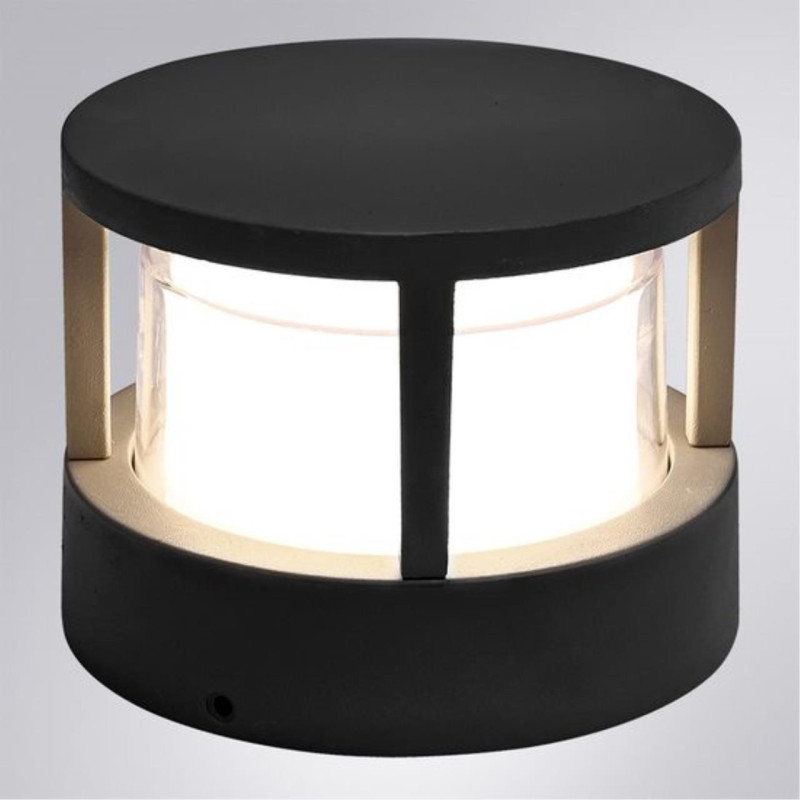 Уличный настенный светильник 17 см, 12W, 4000K, Arte Lamp Ulysses A8912AL-1BK, черный