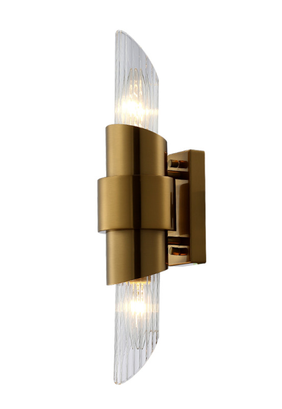 Бра 9*13 см, Crystal Lux JUSTO AP2 BRASS Латунь