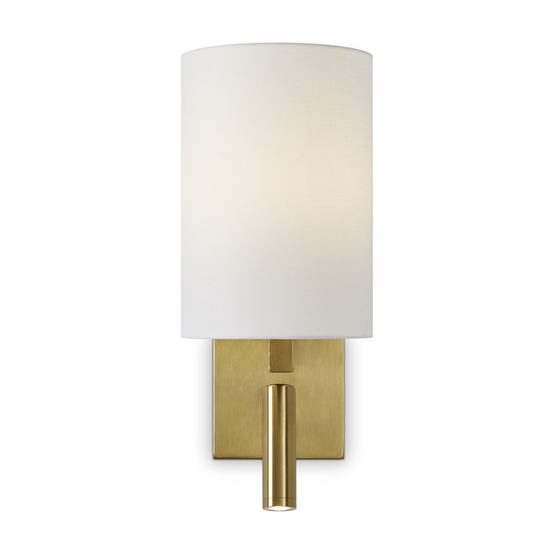 Бра 15*20*36,5 см, 1*E27, 3W, 3000К, Freya COZY FR6170WL-01BS латунный