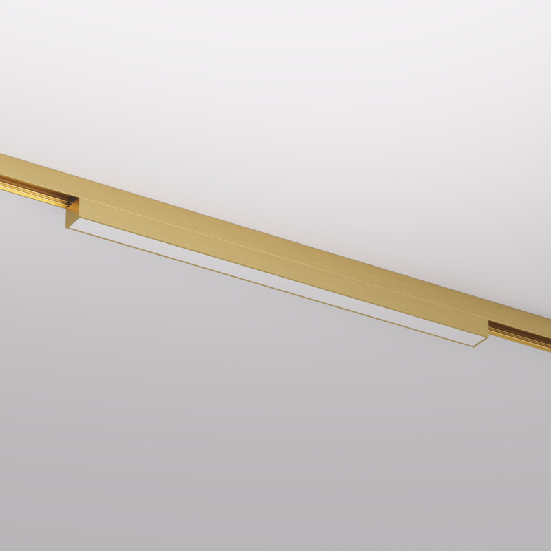 Светильник на шине 30,1*1,9*2,7 см, 12W, 3000К, Denkirs SHINE LINEAR DK5751-SB латунный