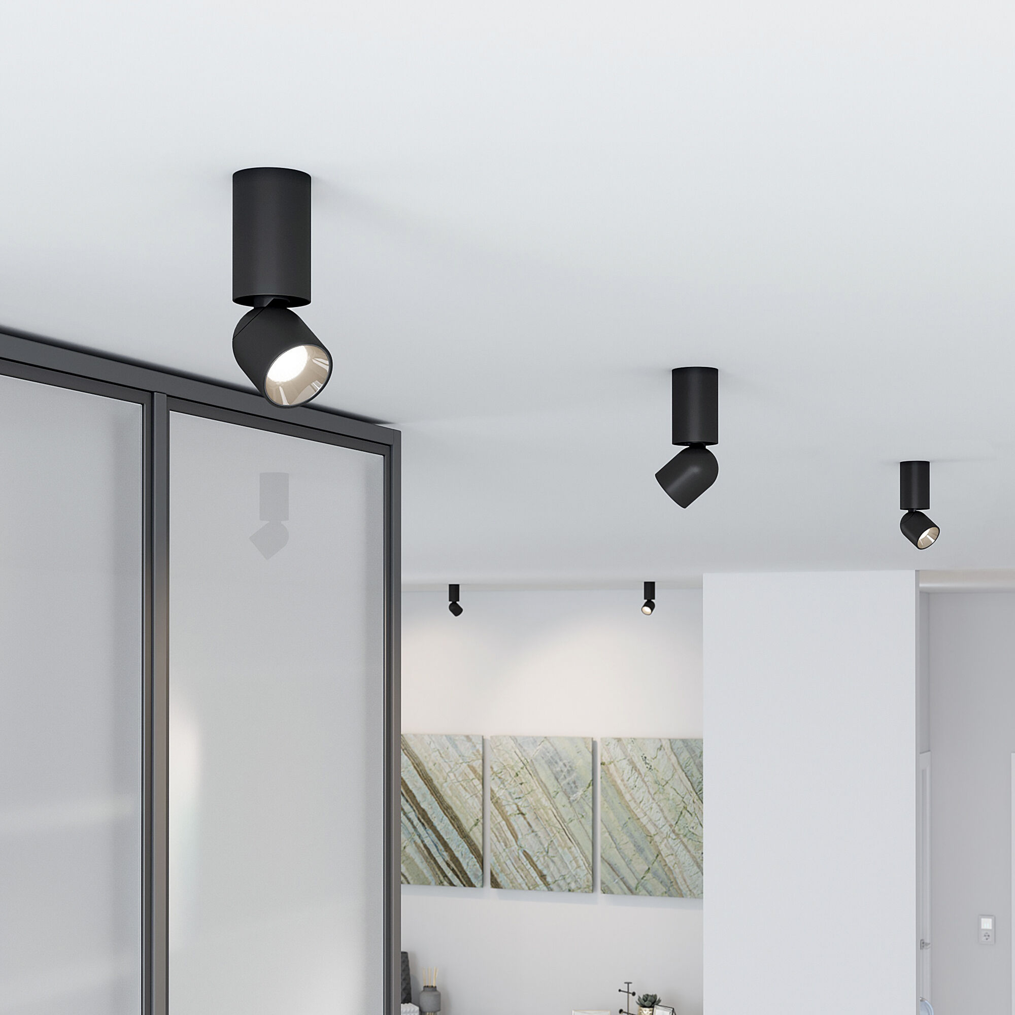 Светильник накладной светодиодный Elektrostandard Spot 8W 4000K 25106/LED, черный