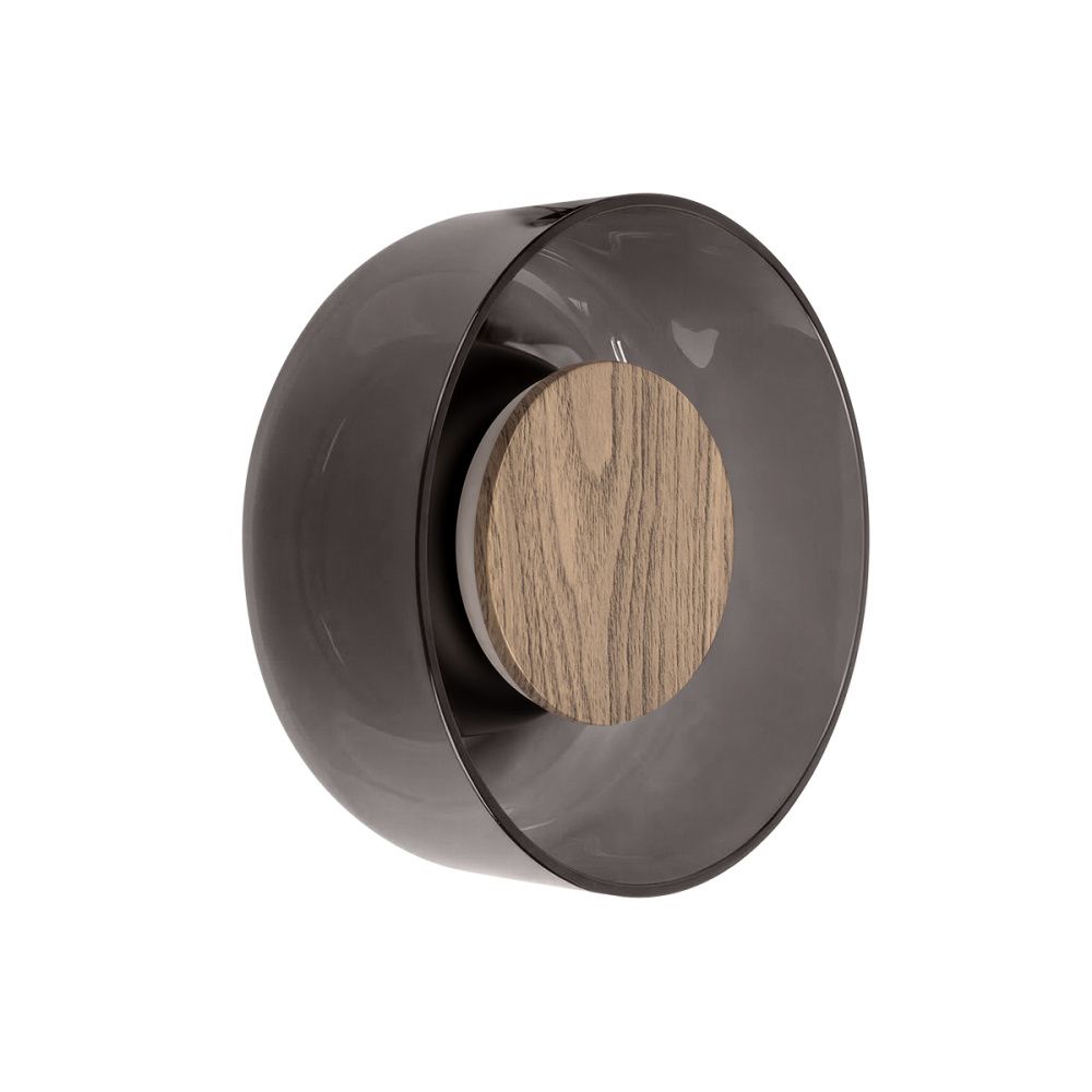 Настенный светильник 17 см, 6W, 3000K, LOFT IT Totem 10466W Smoke wood, дерево-дымчатый