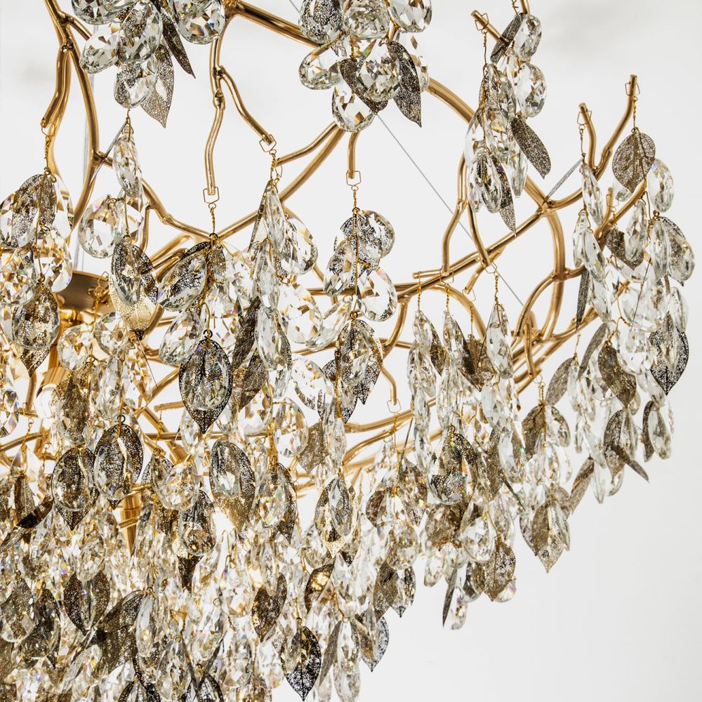 Подвесная люстра 100*100*100 см, G9 15xG9W, , Золото MODESTYLE MS.2111.1000 GD