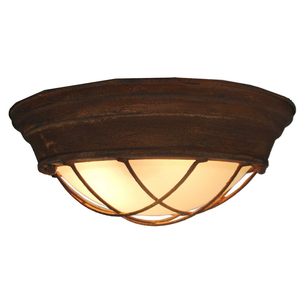 Потолочный светильник Lussole Loft LSP-8068, коричневый