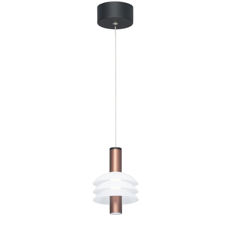 Светильник подвесной 12*190 см LED*6 W, 4000 К Citilux Майя Махагон CL202012