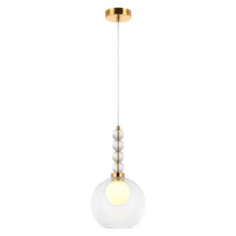 Светильник подвесной 22*22*46/150 см, 1*G9 LED  Бронза Stilfort Designo 2166/05/01P