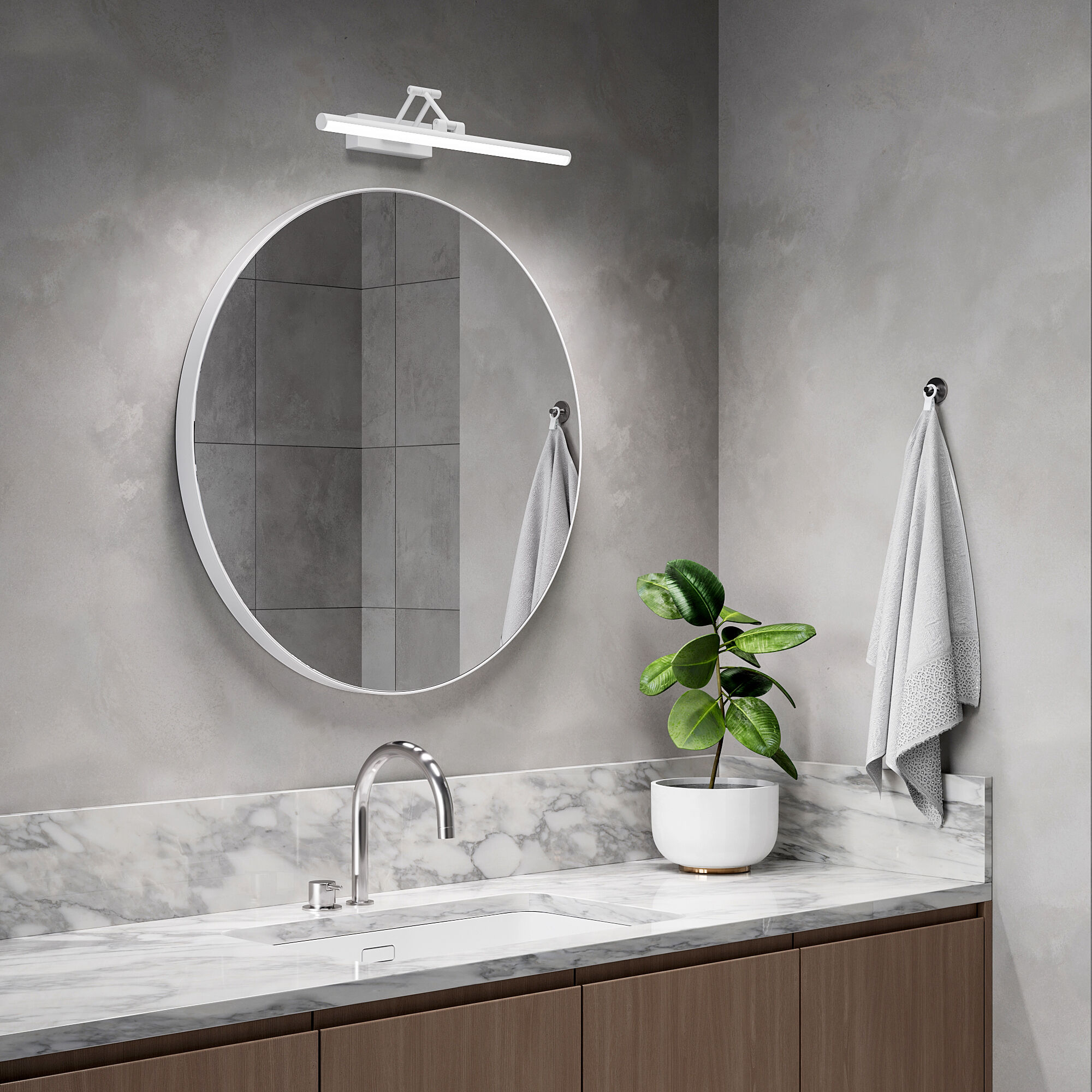 Светильник 49 см, 12W, 4000K, Elektrostandard 40128/LED, белый