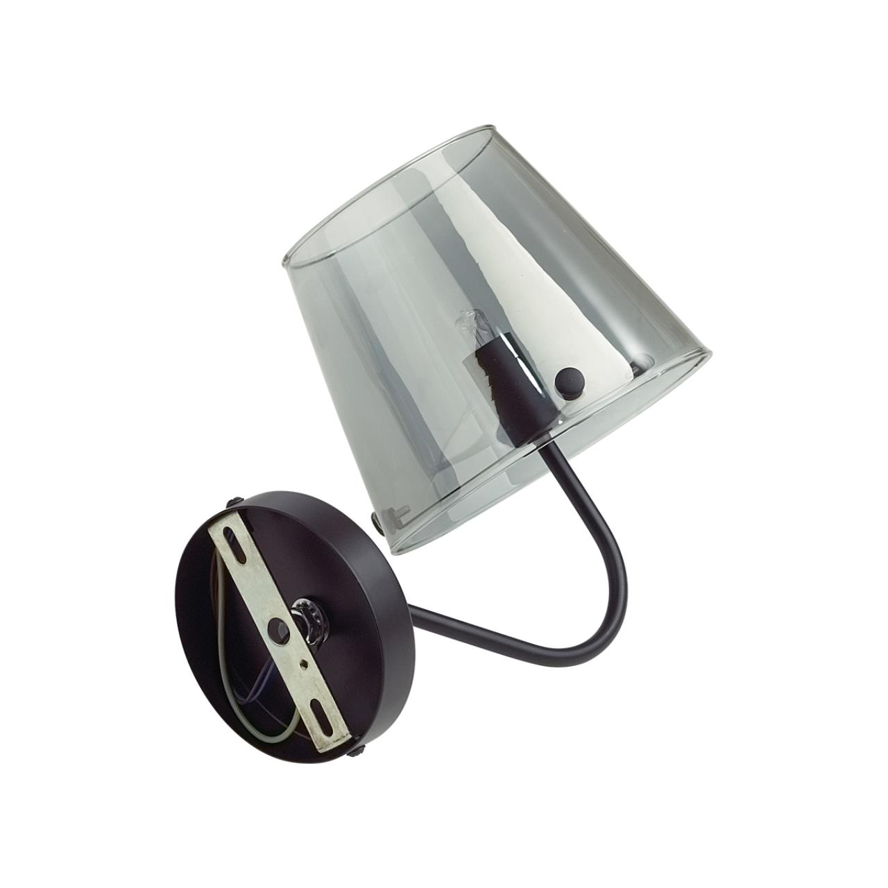 Бра 25*15*20 см, 1*G9*20W Lumion Smoky 6570/1W черный