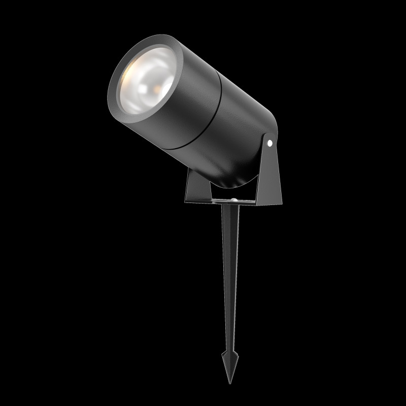 Светильник 11 см, 15W, 3000K, Maytoni Bern O050FL-L15GF3K, графит