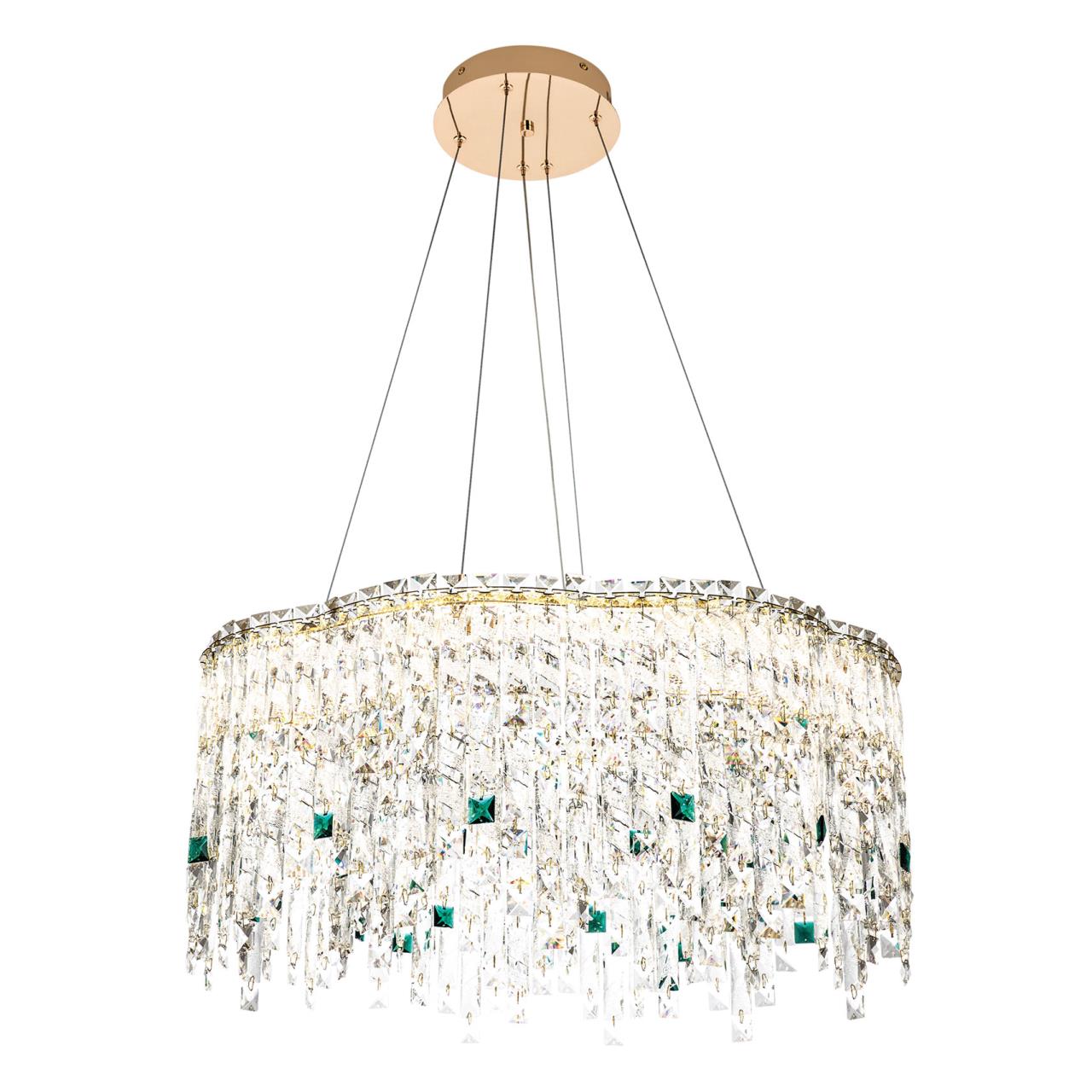 Подвесная люстра **140 см, LED 130W, 3000 / 6500К, Золото MODELUX ML.2317.700 GD