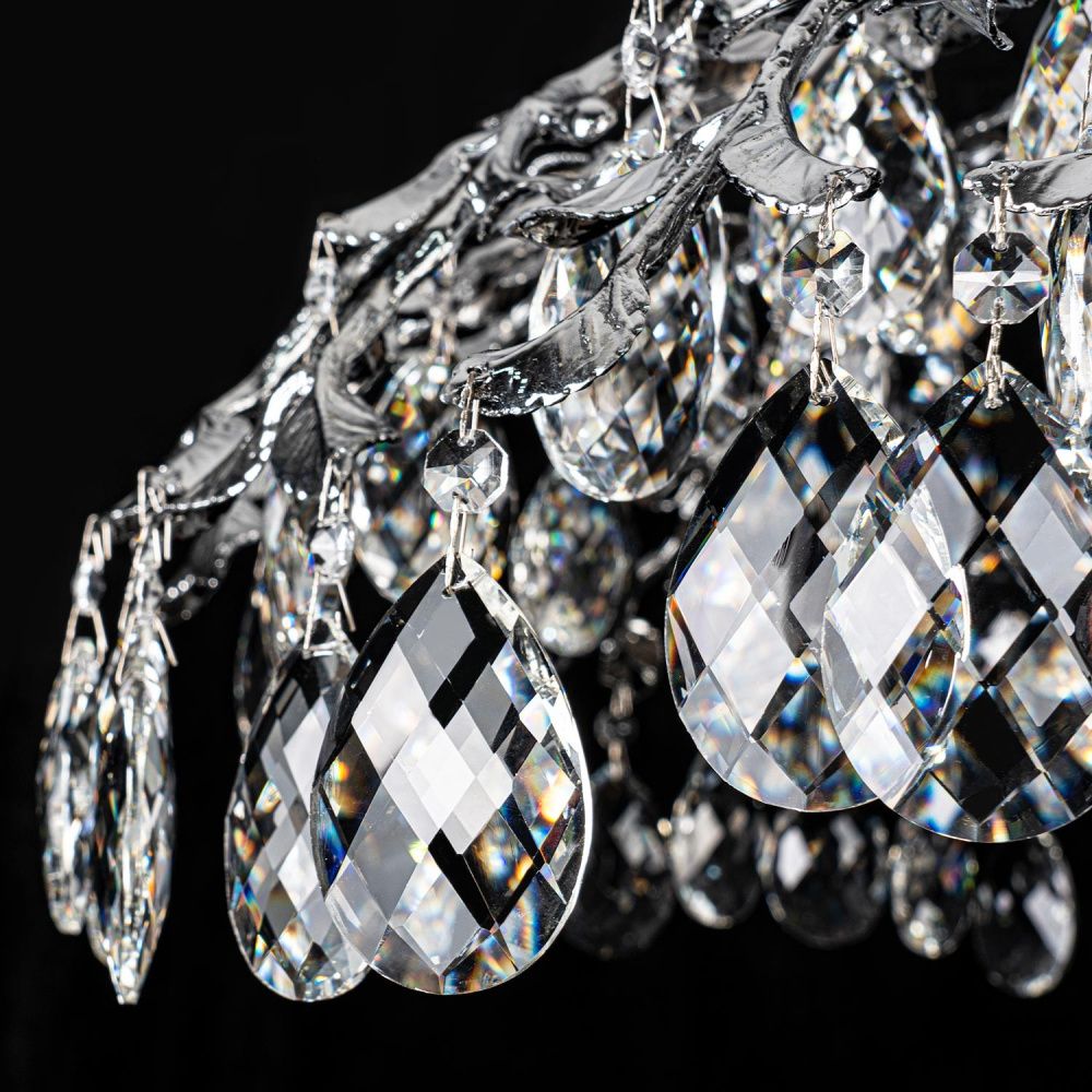 Подвесная люстра 80 см, MODELUX ML.8065.10 CR, хром