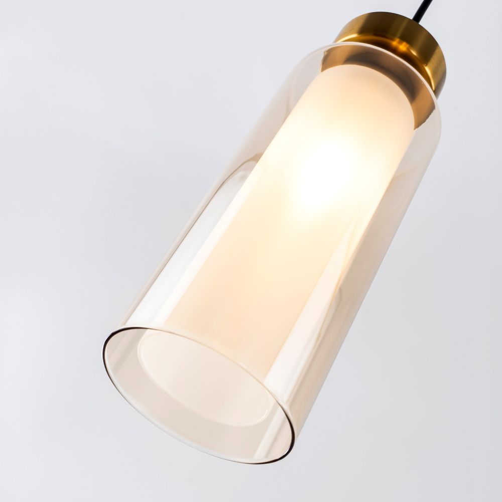 Подвесной светильник 10*27/120 см, 1*Е14 MODEMODERN MD.1185.1 латун/черный