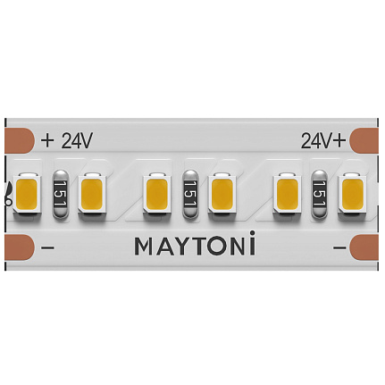 Светодиодная лента Ultra 24В 2216 8Вт/м 3000К 5м IP20 201061 Maytoni  Led Strip, цена за метр, отгружается по  5 м