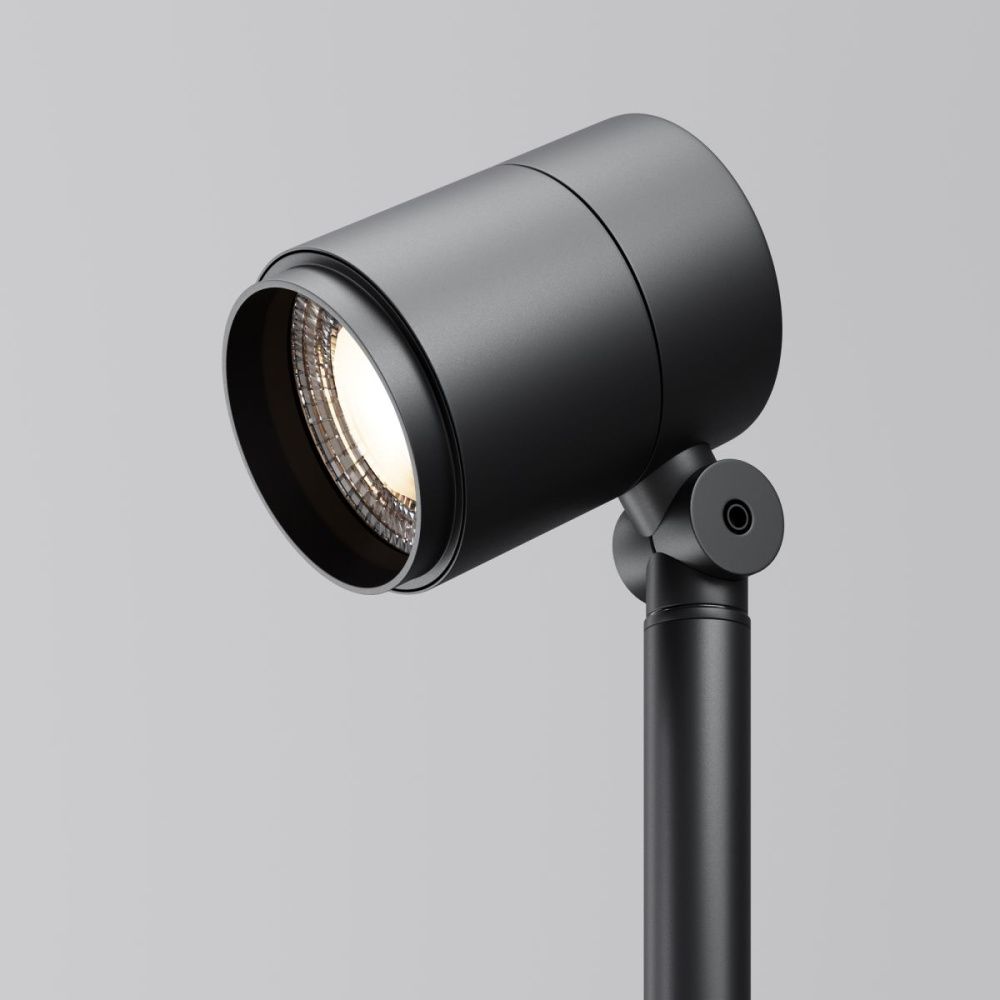 Ландшафтный светильник 65 см, 12W, 3000K, Maytoni Spira O497FL-L12B3K1, черный
